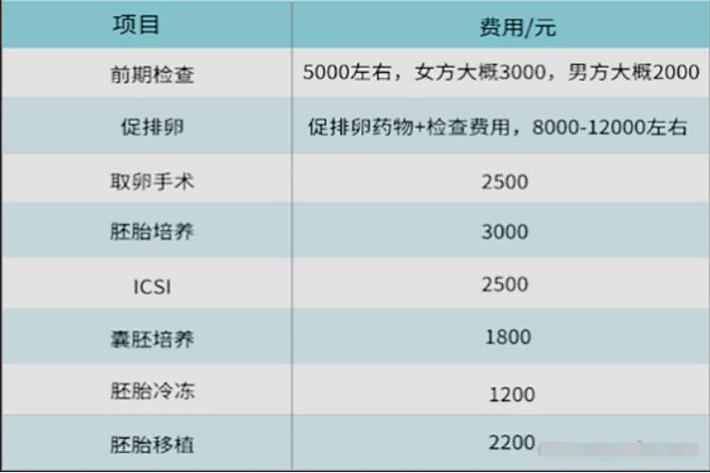 代孕选择性别多少费用